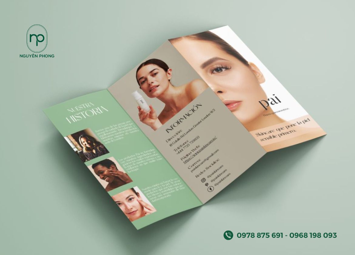 Thiết Kế Brochure Mỹ Phẩm: Bí Quyết Thu Hút Khách Hàng Hiệu Quả